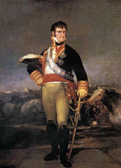 Portrait of Ferdinand VII, Francisco Jose de Goya